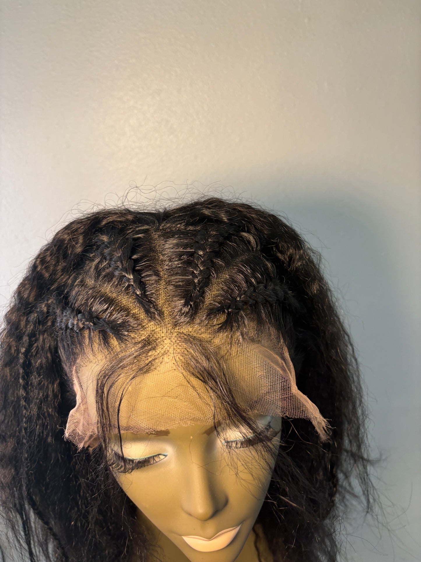 Kinky Straight Wig Unit