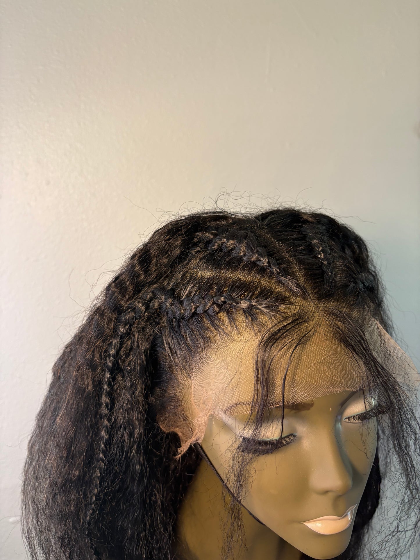 Kinky Straight Wig Unit