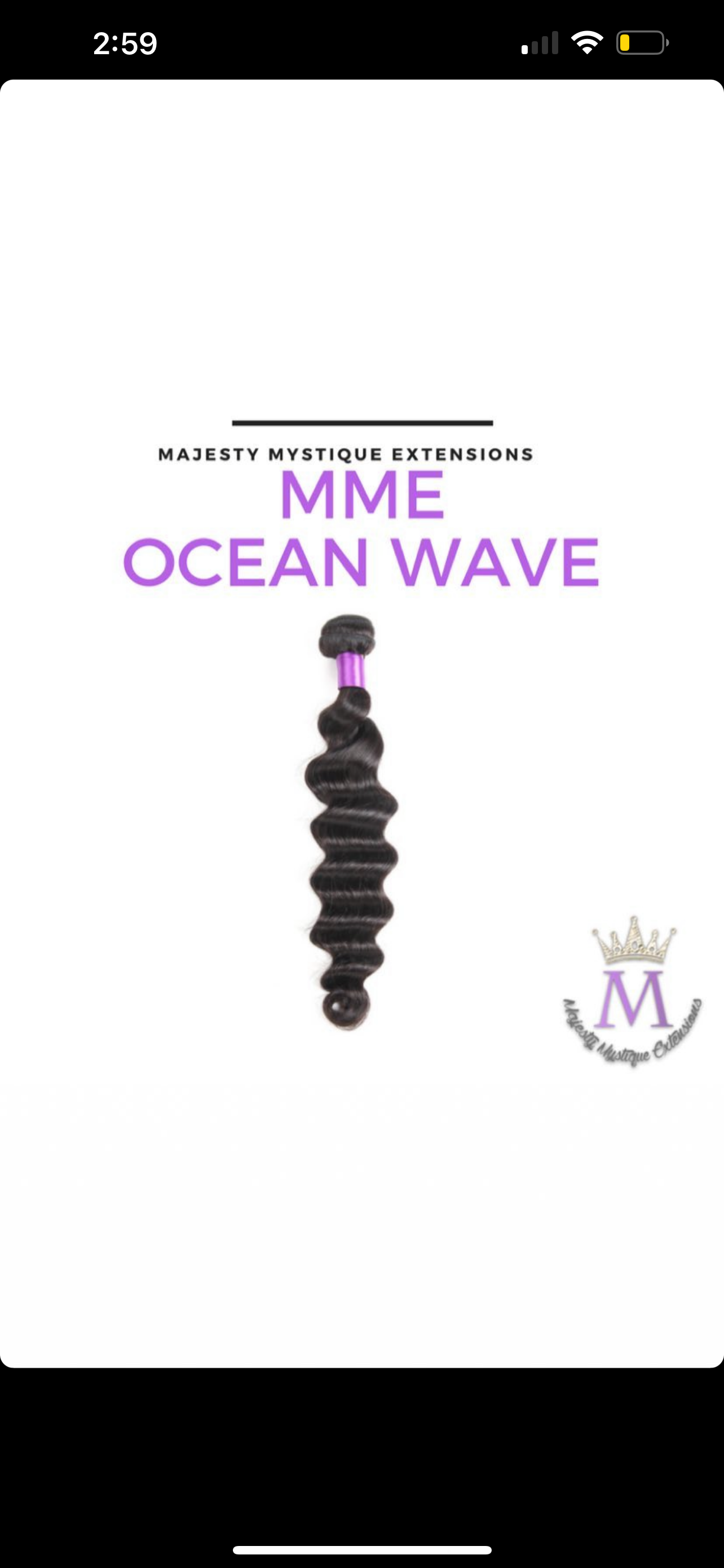 MME Ocean Wave Wig Unit Subscription